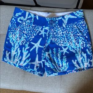 Lilly Pulitzer Good Reef Callahan Shorts - Size 0